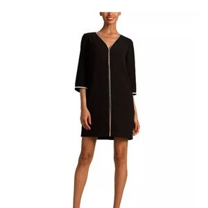 Around midnight dress with rhinestone detail